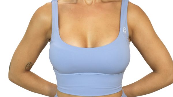 Top azul comprensión alta - Imagen 2