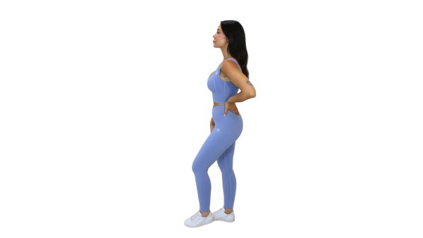 leggins azul yoga - Imagen 3
