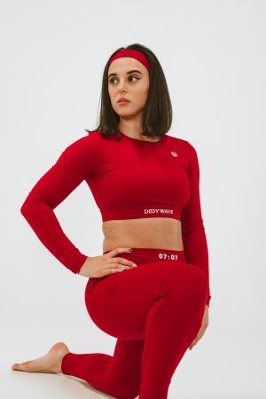 Top rojo manga larga 07:07